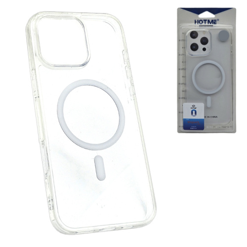 Чехол-крышка #46 hotme (magsafe) для iphone 16 pro max прозрачный
