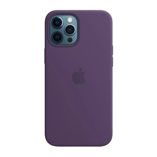 Чехол-силикон silicone case аналог для iphone 12 pro max (6.7) ежевичный