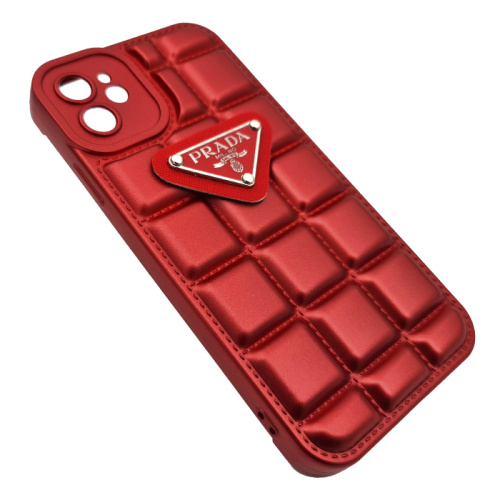 Чехол-силикон prada для iphone 11 (6.1) красный