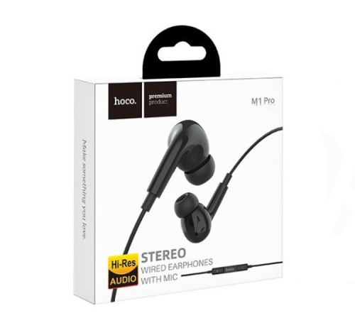 H/f (3.5mm) hoco m1 pro микрофоном черный