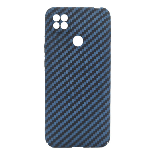 Чехол крышка new skin carbon xiaomi redmi 9c синий без упаковки 