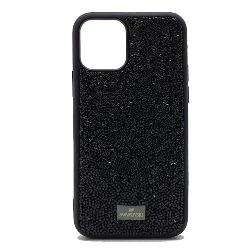Чехол крышка swarovski камни для iphone 11pro max (6.5) черный