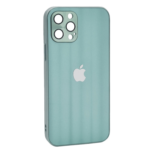 Чехол-крышка волна для iphone 12 pro (6.1) зеленый