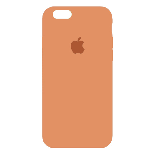 чехол-силикон silicone case NEW для iphone 6/6S zxc59 оранжевый  