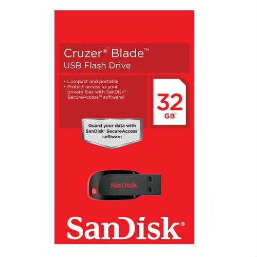 Usb 32gb* sandisk cz50 cruzer blade 