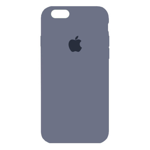 чехол-силикон silicone case NEW для iphone 6/6S zxc50 темно-синий  