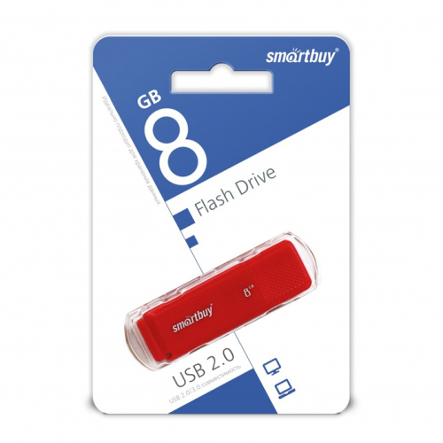 8gb usb smartbuy dock красная
