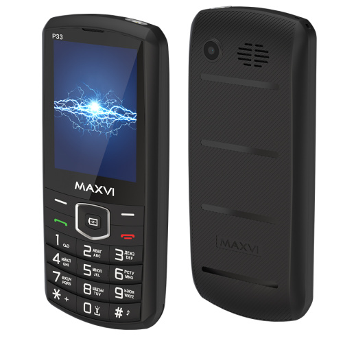 Тел.maxvi p33 черный (eac)