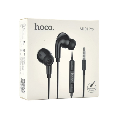 H/f (3.5mm) hoco m101 pro с микрофоном черные