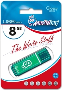 8gb usb smartbuy glossy зеленая
