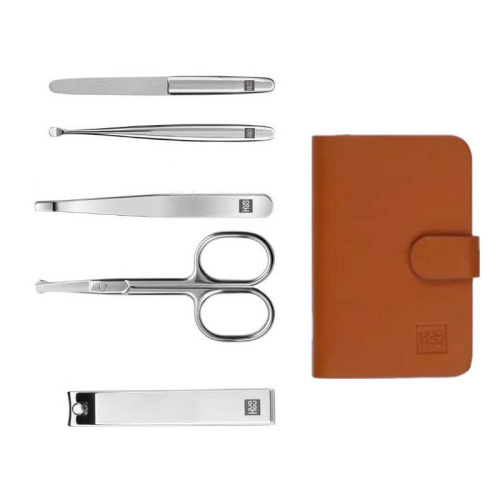 Маникюрный набор xiaomi huohou hu0061 brown (0618)