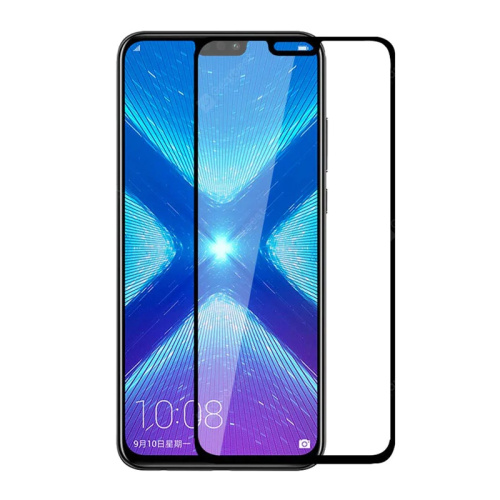 Стекло full glue mq Huawei honor y9 (2019) без упаковки черное