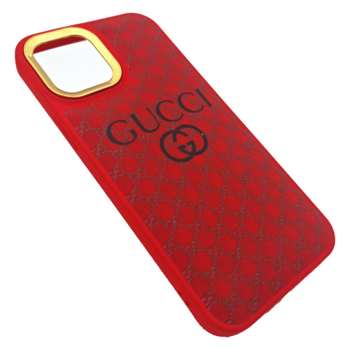 Чехол-силикон gucci iphone 11 красный