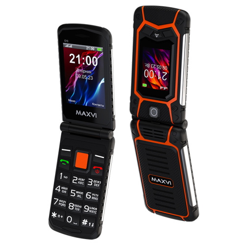 Тел.maxvi e10 оранжевый (eac)
