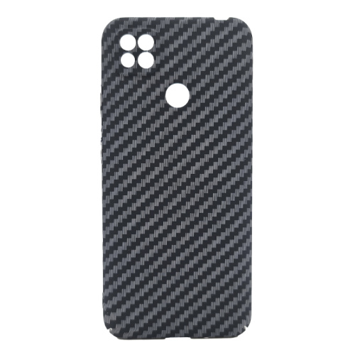 Чехол крышка new skin carbon xiaomi redmi 9c черный без упаковки 