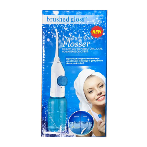 Ирригатор портативный flosser 2 насадки напорный струйный
