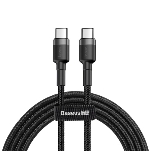 Кабель baseus c/c 60w 1m черный (catklf-gg1)