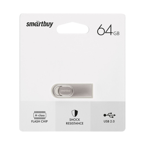 64gb usb smartbuy m3 серебристая
