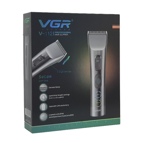 Машинка для стрижки vgr v-112 керамика