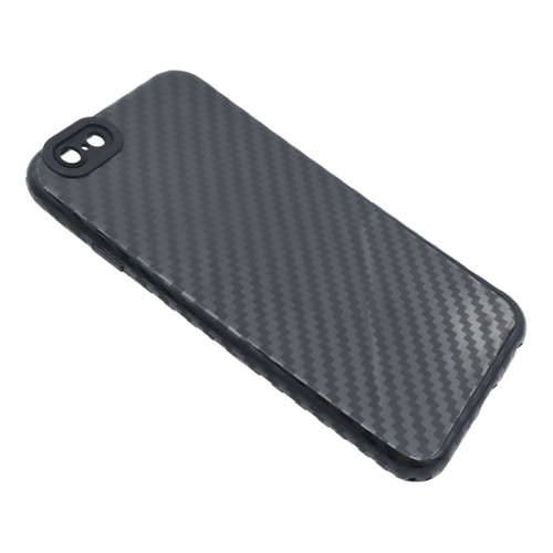 Чехол-силикон глянец carbon для iphone 6/6s черный