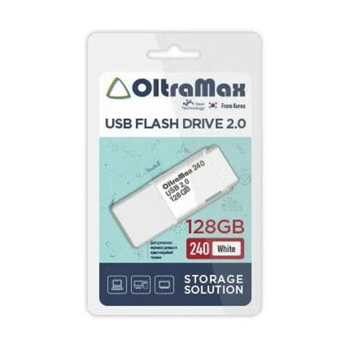 128gb usb oltramax 240 белая