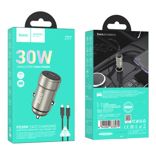 Азу hoco z57 type-c на lightning (pd30w) золотой