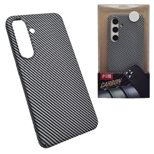 Чехол-крышка pm carbon для Samsung s24 серый
