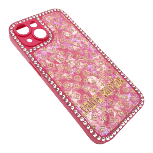 Чехол-силикон louis vuitton для iphone 14 розовый