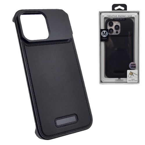 Чехол-крышка movenchy fanshi stand кожа для iphone 16 pro max черный