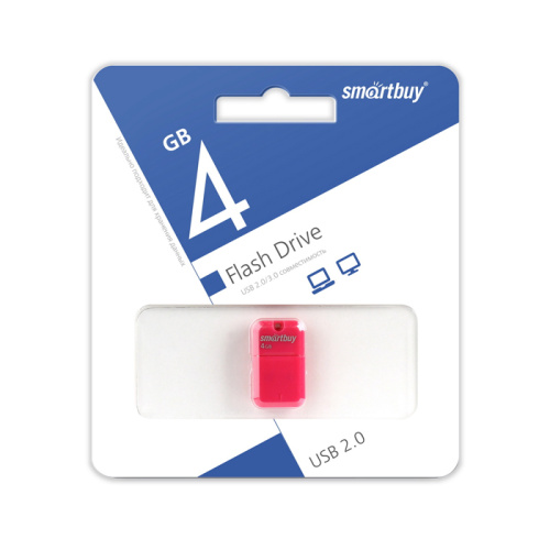 4gb usb smartbuy art розовая