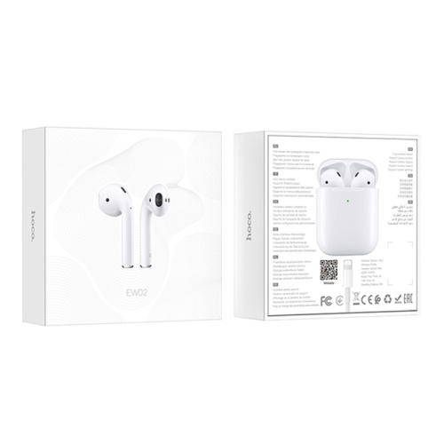 Hoco tws ew02 plus белые