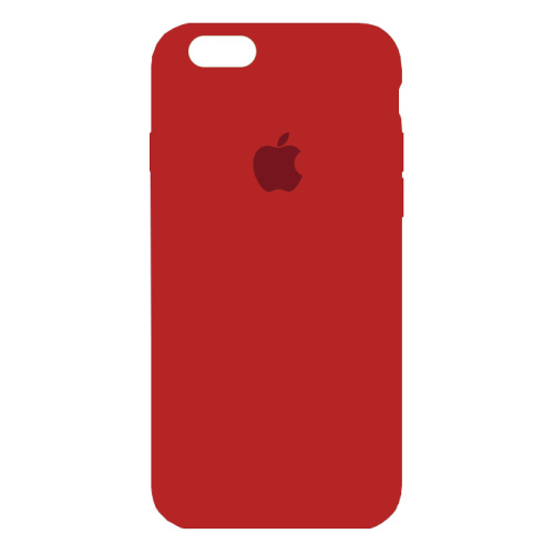 чехол-силикон silicone case NEW для iphone 6/6S zxc14 красный  