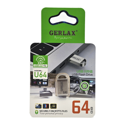 64gb (3.0) usb gerlax u64 серебристая