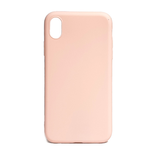 Чехол силикон soft touch для iphone xr (6.1) пыльно-розовый