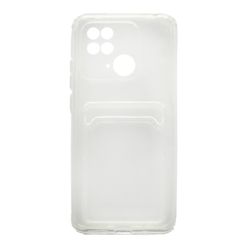 Чехол-силикон card holder xiaomi redmi 10с прозрачный