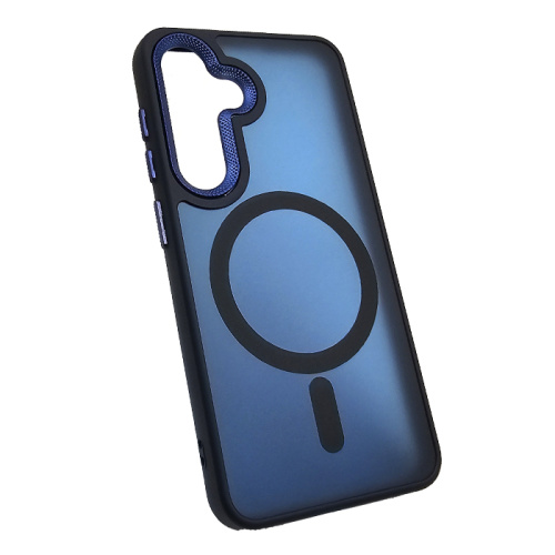 Чехол крышка magnetic collection mil-std для Samsung s24 синий