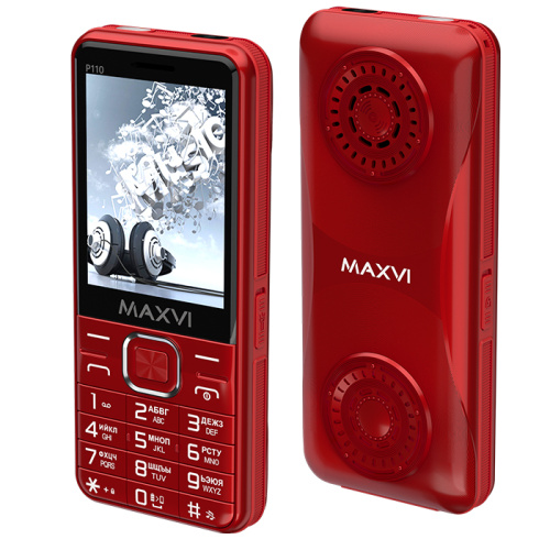 Тел.maxvi p110 red (eac)