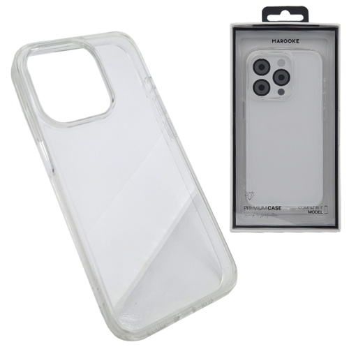 Чехол-крышка marooke clear case для iphone 14 pro max прозрачный