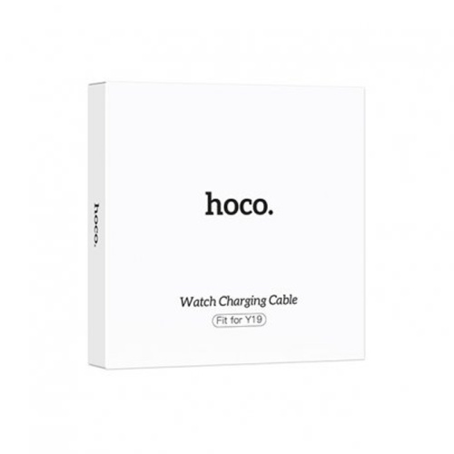 Зарядка для смарт часов hoco y19 черная