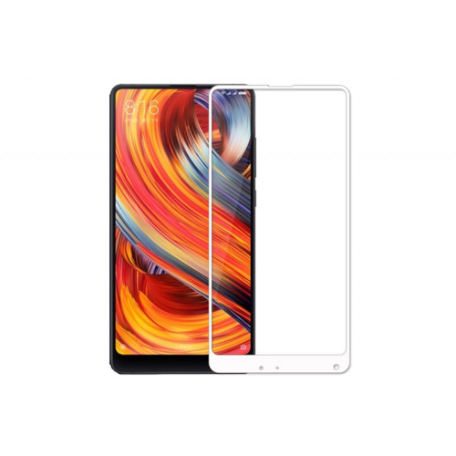 Стекло full glue mq xiaomi mi mix 2 без упаковки белое