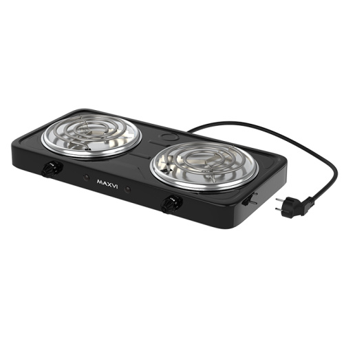 Электрическая плитка maxvi he201 (2000вт) black