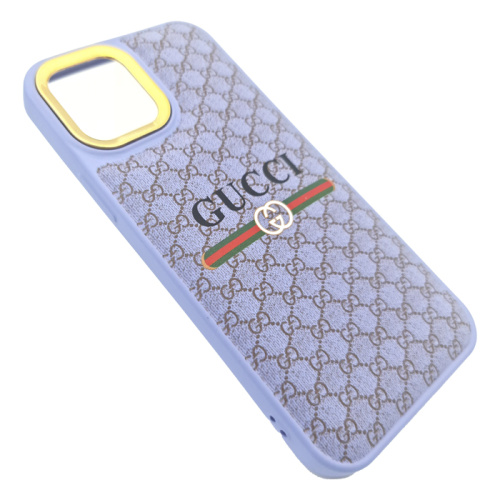 Чехол-силикон gucci iphone 12 pro max сиреневый