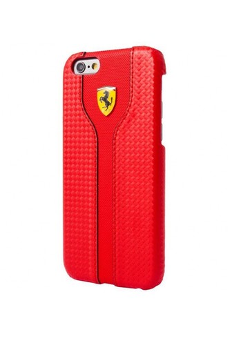 Чехол-крышка ferrari fest2hcp6re для iphone 6/6s карбон красная