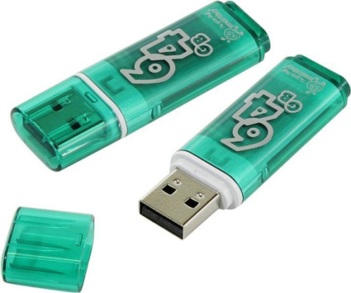 64gb usb smartbuy glossy зелёная