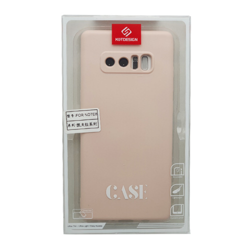 Чехол силикон kstdesign матовый Samsung note 8 розовый