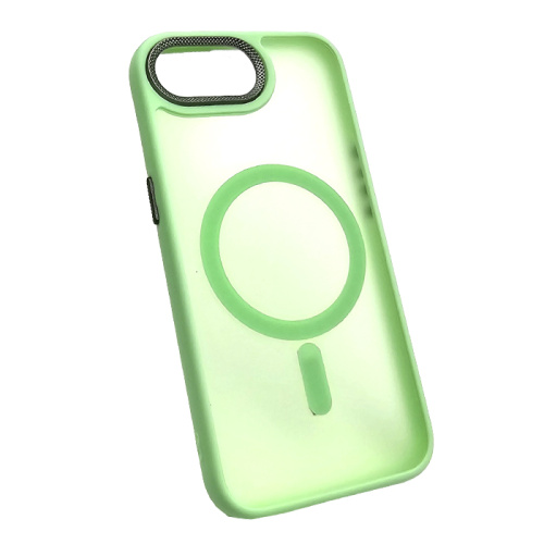 Чехол крышка magnetic collection mil-std для iphone 16e светло-зеленый