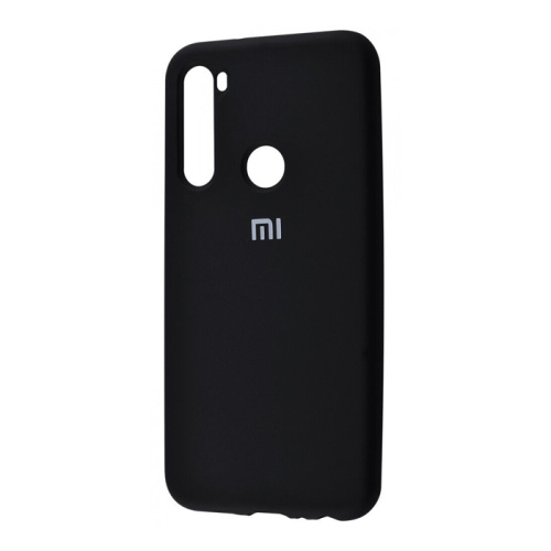 Чехол силикон silicone cover аналог xiaomi redmi note 8 черный