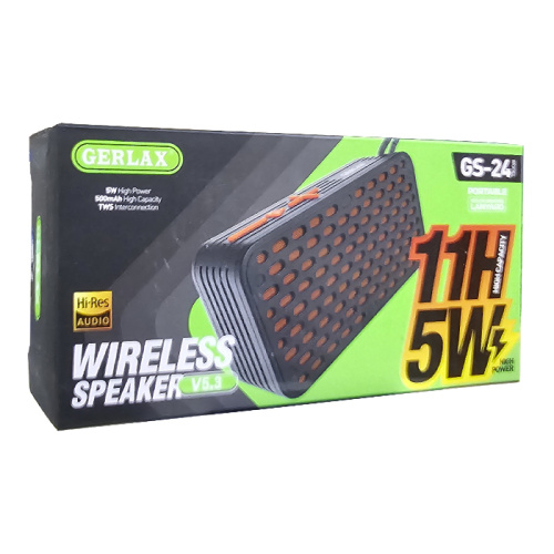 Колонка gerlax gs-24 (5w) черная