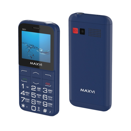 Тел.maxvi b231 синий (eac)