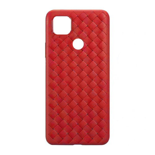 Чехол-силикон плетенка xiaomi redmi 9c красный